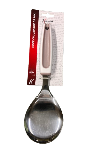 KASAVIVA COOK - CUCCHIAIONE DA RISO IN ACCIAIO INOX