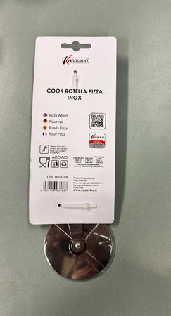 KASAVIVA COOK ROTELLA PIZZA IN ACCIAIO INOX