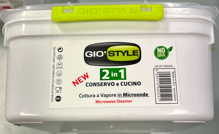 GIO' STYLE CONTENITORE CONSERVO E CUCINO2,8 L