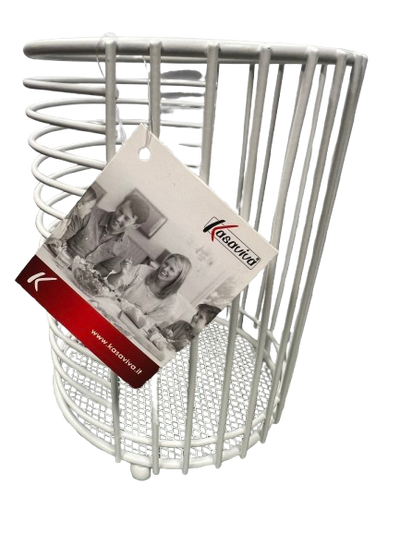 KASAVIVA - WIRE PORTA UTENSILI METALLO 11x16 CM