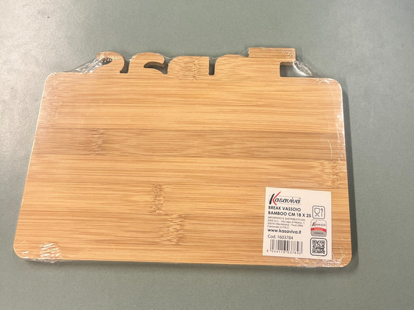 KASAVIVA - BREAK VASSOIO IN BAMBOO 18X25 CM