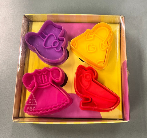 BRANDANI - SET 4 STAMPI BISCOTTI IN PLASTICA