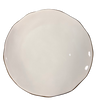 M HOME - PIATTO FRUTTA IN CERAMICA BIANCO CM 23