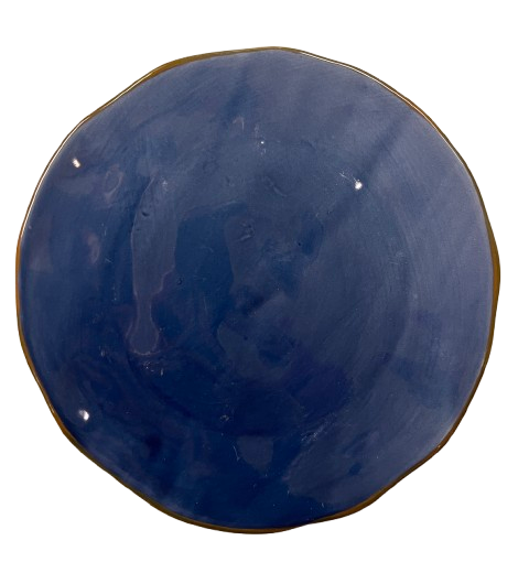 M HOME - PIATTO FRUTTA IN CERAMICA BLU CM 23