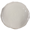 M HOME PIATTO PIANO IN CERAMICA BIANCO CM 30