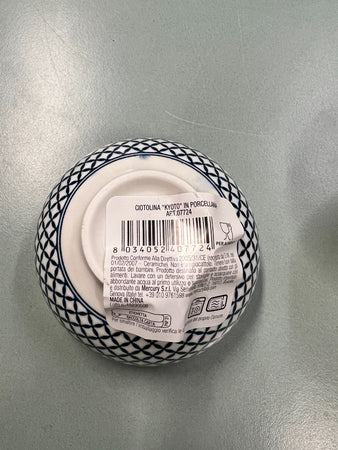 MERCURY - CIOTOLA KYOTO IN PORCELLANA DIAM9 CM CON DECORAZIONI ASSORTITE