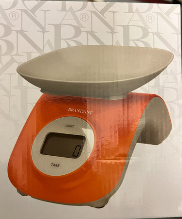 BRANDANI - BILANCIA DIGITALE AUTORICARICABILE ARANCIO