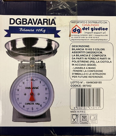 DGBAVARIA BILANCIA 10 KG