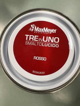 MAX MEYER - SMALTO ANTIRUGGINE 3 IN1 ROSSO LUCIDO 500ML