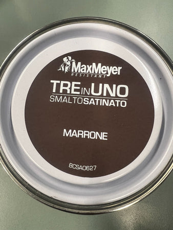MAX MEYER - SMALTO ANTIRUGGINE 3 IN1 MARRONE SATINATO 500ML