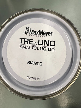 MAX MEYER - SMALTO ANTIRUGGINE 3 IN1 BIANCO LUCIDO 500ML