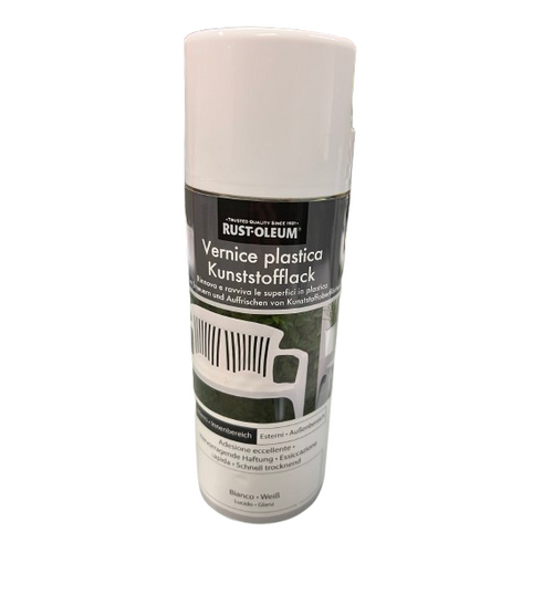 RUST-OLEUM - SPRAY DIRETTO PLASTICA BIANCA 400ML