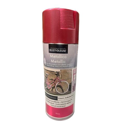 RUST-OLEUM - SPRAY EFFETTO METALLICO ROSA 400 ML
