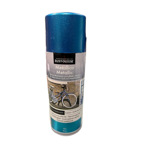 RUST-OLEUM - SPRAY EFFETTO METALLICO BLU 400 ML
