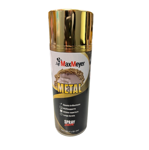 MAX MEYER - SPRAY METAL CROMATO ORO 400 ML