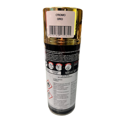 MAX MEYER - SPRAY METAL CROMATO ORO 400 ML