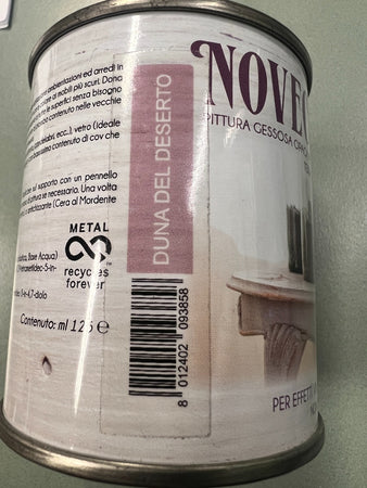 NOVECENTO PAINT - PITTURA GESSOSA ML 125 DUNA DEL DESERTO