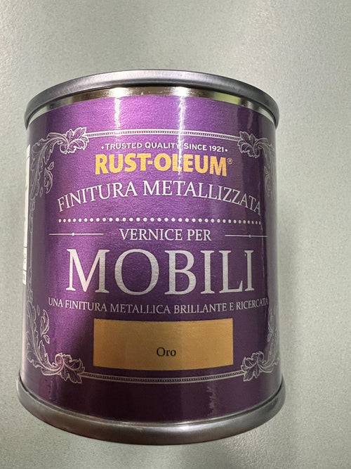 RUST-OLEUM - VERNICE LEGNO CHALKY MET ORO 0,125L