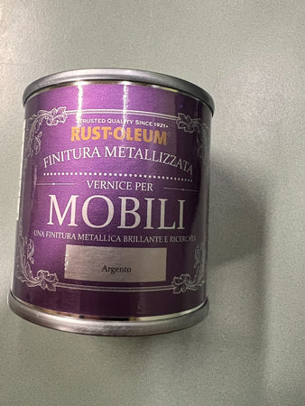 RUST-OLEUM - VERNICE LEGNO CHALKY MET ARG 0,125L