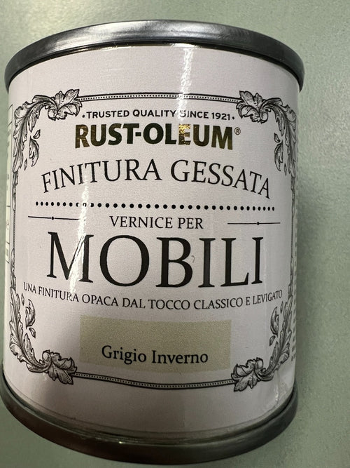 RUST-OLEUM - VERNICE LEGNO CHALKY GRIGIO INVERNO 0,125L
