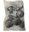 SACAR - RUOTA PIASTRA A U mm.45 CONF.PZ.4 PIASTRA mm.43x28x20