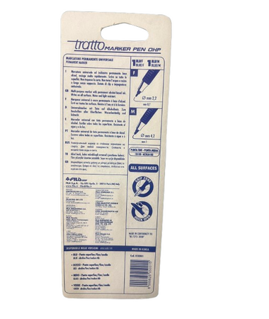 FILA - TRATTO MARKERPEN OHP FM BLU 2 PZ BL
