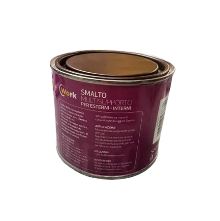 IRIS WORK - SMALTO SPECIALE MULTISUPPORTO 500 ML MARRONE