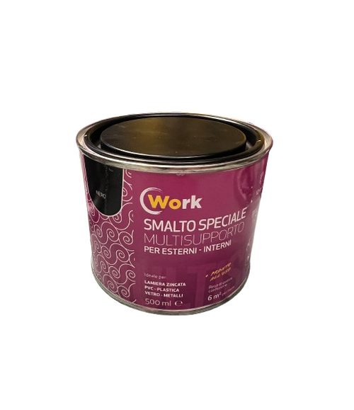 IRIS WORK - SMALTO SPECIALE MULTISUPPORTO 500 ML NERO