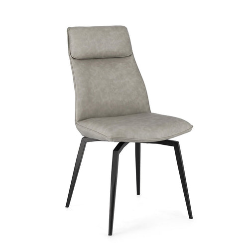 Sedia Lawrence con gambe in acciaio verniciato a polvere epossidica, per arredo interno 48 x 64 x h 92 cm