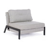 Divano letto Hayden con struttura in acciaio e imbottitura comoda, 95 x 96 x 79 h cm