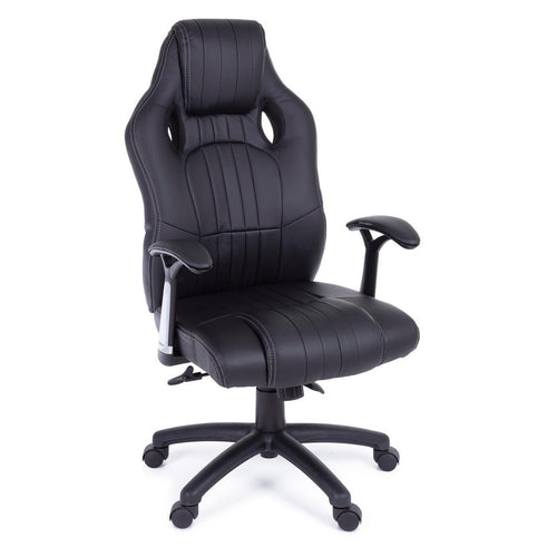 Poltrona Spider da gaming ed ufficio ergonomica, con braccioli, schienale reclinabile e ruote