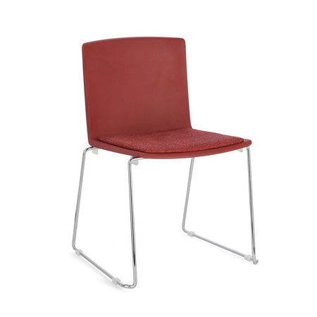 Sedia "Giulia" con seduta in plastica, per arredo interno 43,5 x 50 x h 79 cm