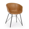 Sedia Warhol con gambe in acciaio verniciato a polvere epossidica, per arredo interno 59 x 54,5 x h 80 cm