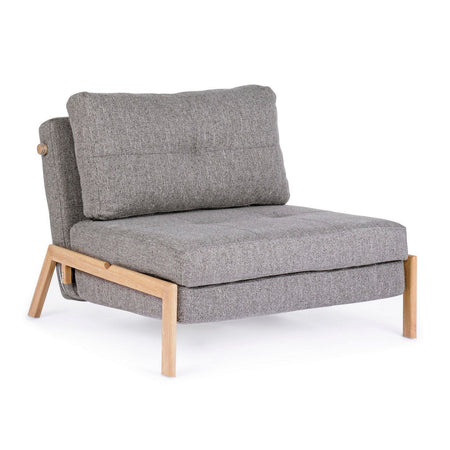 Divano letto "Hayden" con struttura in acciaio e imbottitura comoda, 95 x 96 x 79 h cm