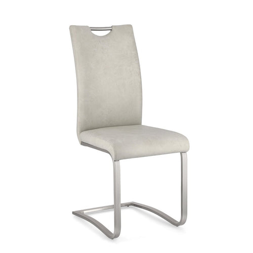 Sedia Kenneth con gambe in acciaio verniciato a polvere epossidica, per arredo interno 42 x 56 x h 102 cm