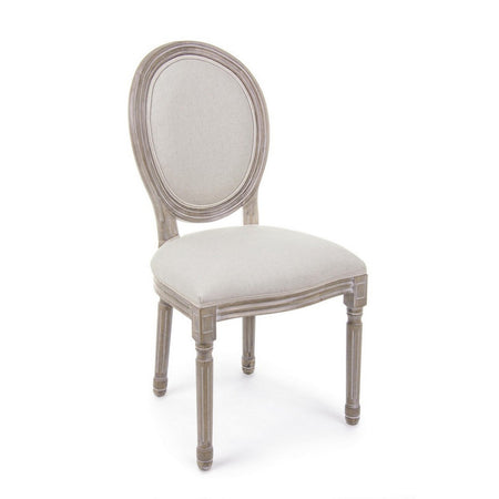 Sedia "Mathilde" con struttura in legno di betulla, per arredo interno 48 x 46 x h 96 cm