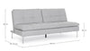 Divano letto Leon da 3 posti, con struttura in legno di eucalipto, 190 x 94 x 85 cm
