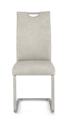 Sedia Kenneth con gambe in acciaio verniciato a polvere epossidica, per arredo interno 42 x 56 x h 102 cm
