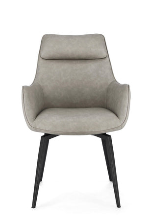 Sedia "Lawrence" con gambe in acciaio verniciato a polvere epossidica, per arredo interno 56 x 65 x h 92 cm