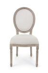 Sedia Mathilde con struttura in legno di betulla, per arredo interno 48 x 46 x h 96 cm