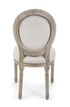 Sedia Mathilde con struttura in legno di betulla, per arredo interno 48 x 46 x h 96 cm