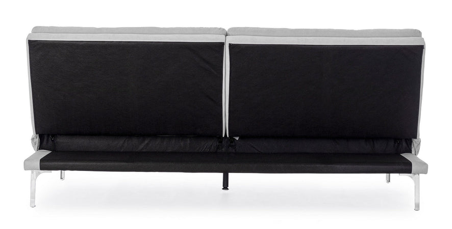Divano letto "Leon" da 3 posti, con struttura in legno di eucalipto, 190 x 94 x 85 cm
