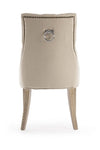 Sedia Cally con struttura in legno di quercia, per arredo interno 51 x 61 x h 90 cm