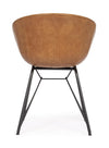 Sedia Warhol con gambe in acciaio verniciato a polvere epossidica, per arredo interno 59 x 54,5 x h 80 cm