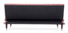 Divano letto Alma da 3 posti, struttura in legno di eucalipto, 180 x 88 x 82 h cm