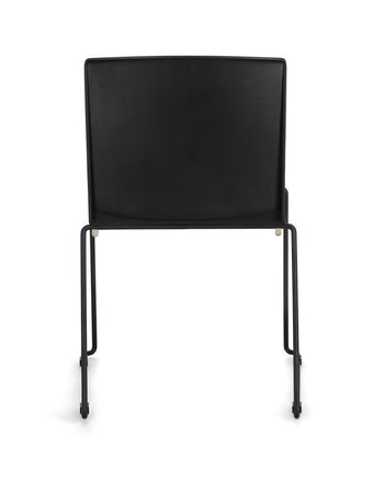 Sedia "Giulia" con seduta in plastica, per arredo interno 43,5 x 50 x h 79 cm