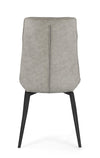 Sedia Lawrence con gambe in acciaio verniciato a polvere epossidica, per arredo interno 48 x 64 x h 92 cm