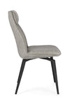 Sedia Lawrence con gambe in acciaio verniciato a polvere epossidica, per arredo interno 48 x 64 x h 92 cm