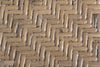 Sedia Edelina con rattan, per arredo interno con braccioli, 55 x 62 x h 96 cm