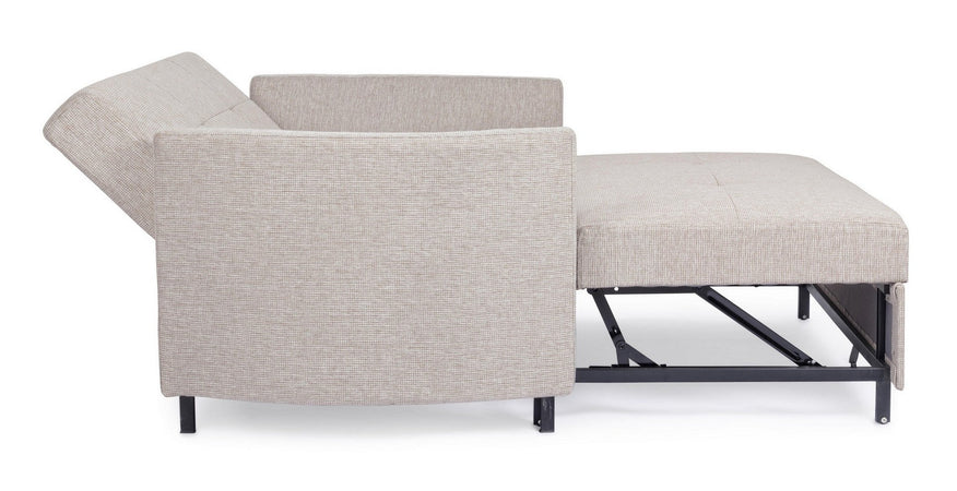 Divano letto "Clayton" per interno con cuscino Struttura in compensato e acciaio, 166 x 88 x 84 cm